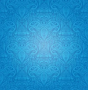 Blue wallpaper background design Stock Illustration