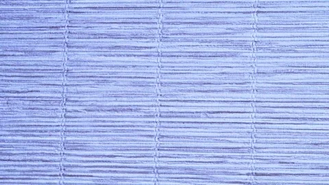 Blue wallpaper background, straw mat. Stock Footage 125305037