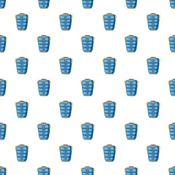 Blue warm vest pattern 스톡 일러스트