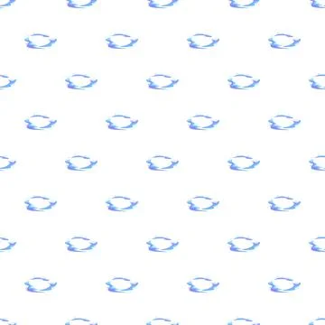 Blue water abstract splash ripple seamless pattern Illustrazione stock