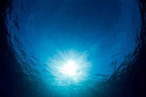 Blue water background Stock Photos