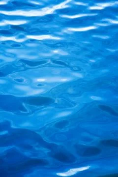 Blue water background Stock Photos