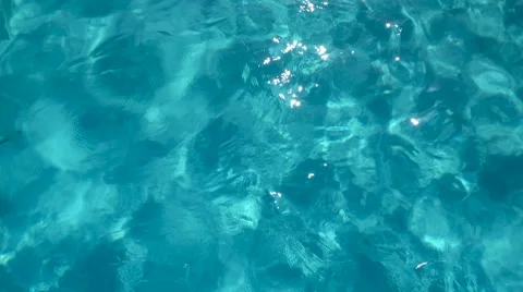 Blue water background surface. Close up Video stock 66552687