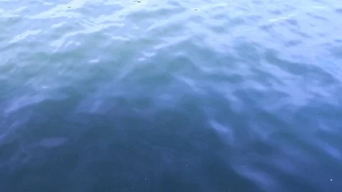 Blue water background texture with small waves Stock Footage 71756430