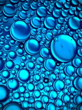Blue water balls Stock Photos