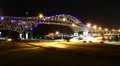 Blue Water Bridge Night Timelapse HD Footage