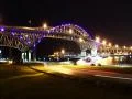 Blue Water Bridge Night Timelapse (2K) Web Footage