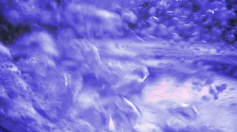 Blue water bubbles Stock Footage 44076333