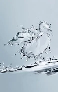 Blue Water Chick Stock Illustration