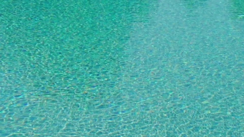 Blue water in a decorative pool Stock Footage 150119096