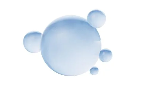 Blue water drop background, 3d rendering. Stock Illustration