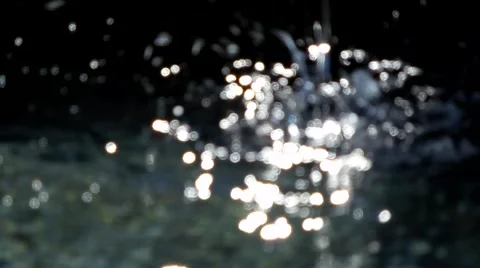 Blue Water Drop Background. Loopable. Hd1080 Stock Footage 42464604