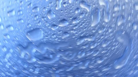 Blue Water drop Stock Footage 8622721