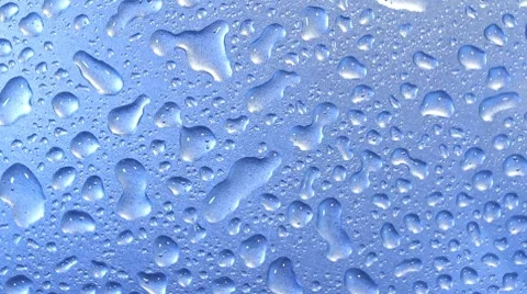Blue Water drop Stock Footage 8764911