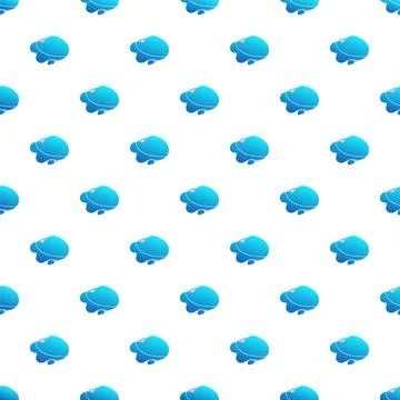 Blue water drop splashes seamless pattern background 스톡 일러스트