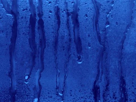 Blue water drops background Stock Illustration