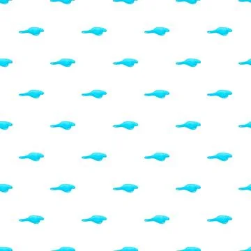 Blue water drops liquid puddle seamless pattern Stock Illustration