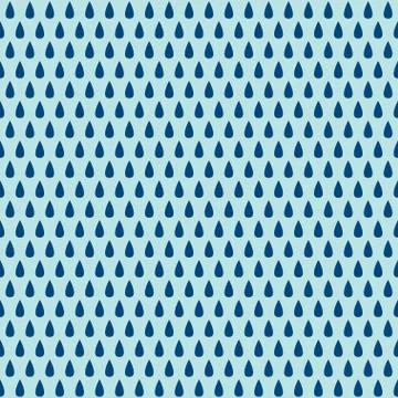 Blue water drops pattern Stock Illustration