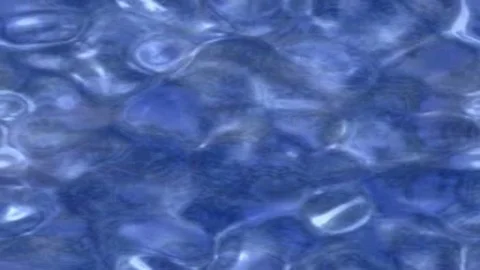 Blue Water Flow Animation:  Looping Video stock 123913302
