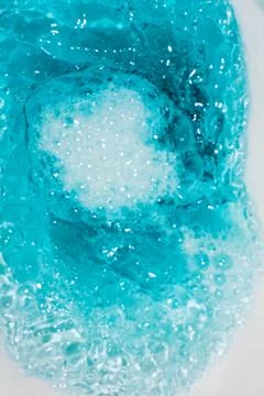 Blue water flow Stock Photos