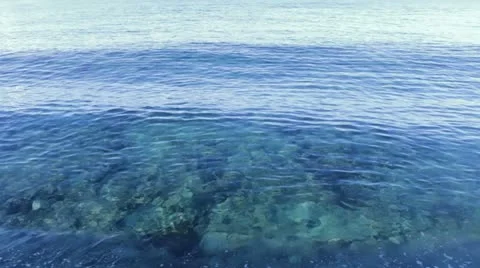 Blue water Stock Footage 12366414