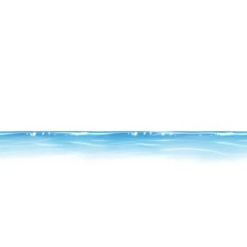Blue water line Stock Illustration
