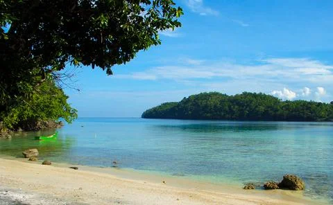 Blue Water in The Nice Beach Foto stock