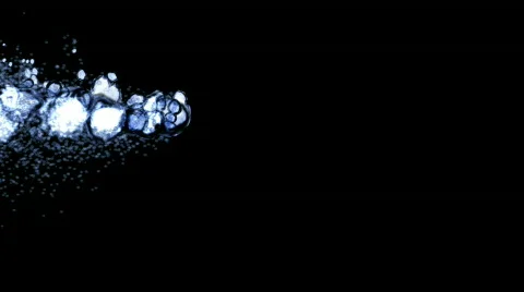 Blue water particles Stock Footage 448547