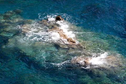 Blue water Foto stock