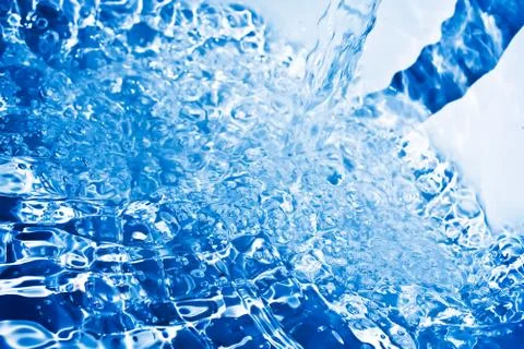 Blue water Stock Photos