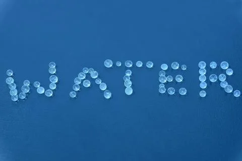 Blue water Foto stock