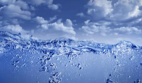 Blue water Stock Photos
