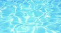 Blue Water in the Pool. Background Texture. Slow Motion. HD Footage