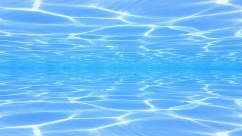 Blue water in the pool Stock Photos
