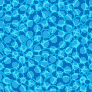 Blue water like in pool. Vector illustration seamless pattern background Stockillustratie