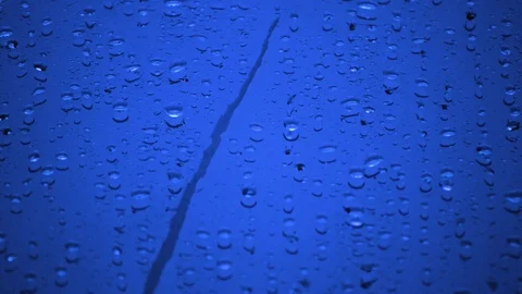 Blue Water Rain Background Stock Footage 102467292