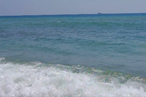 Blue water ripples Stock Footage 8760181