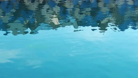 Blue water ripples Stock Footage 123907876