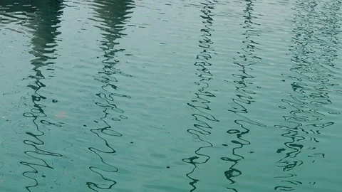 Blue water ripples with reflection Stock Footage 123907822