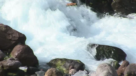 Blue water river Stock Footage 22496489