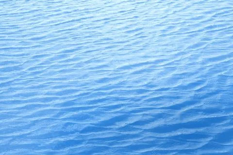Blue water seamless pattern. Repeated background of sea lagoon Stock Photos