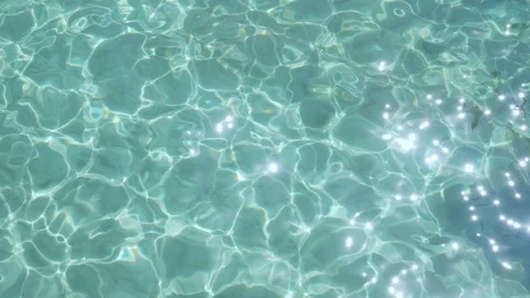 Blue water with shining caustics. Stock Footage 98937776