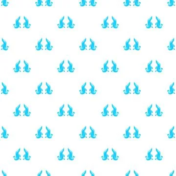 Blue water splashes forming seamless abstract pattern 스톡 일러스트