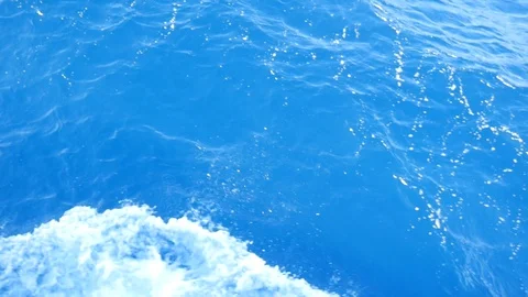 Blue Water with Splatters Stock Footage 129953119