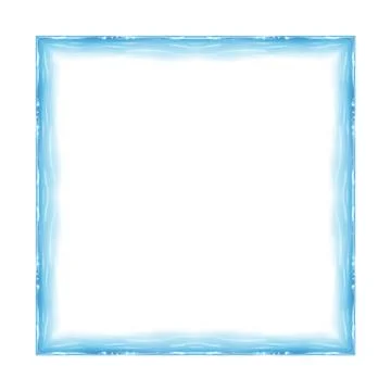 Blue water squareframe. Element for design Stock Illustration