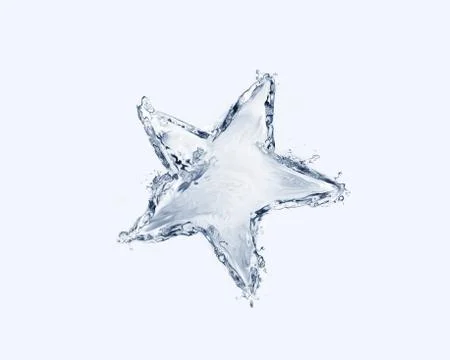 Blue Water Star Stock Illustration