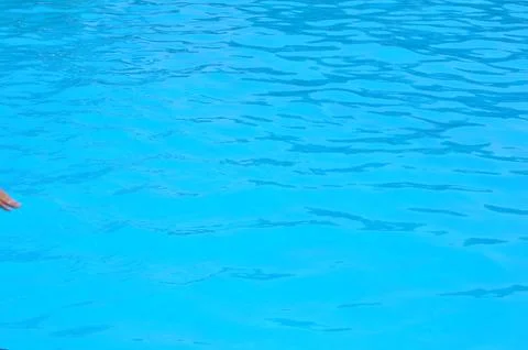 Blue water surface background Stock Photos