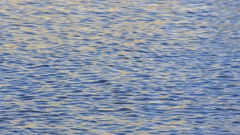 Blue water surface background. Rippled wave and clear water. Abstract background Stock Footage 194088164