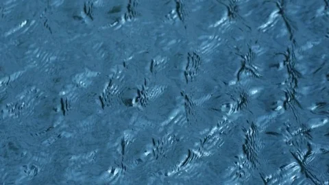 Blue water surface Stock Footage 79231565