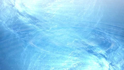Blue Water Surface — Light Reflection Animation Video stock 312164280